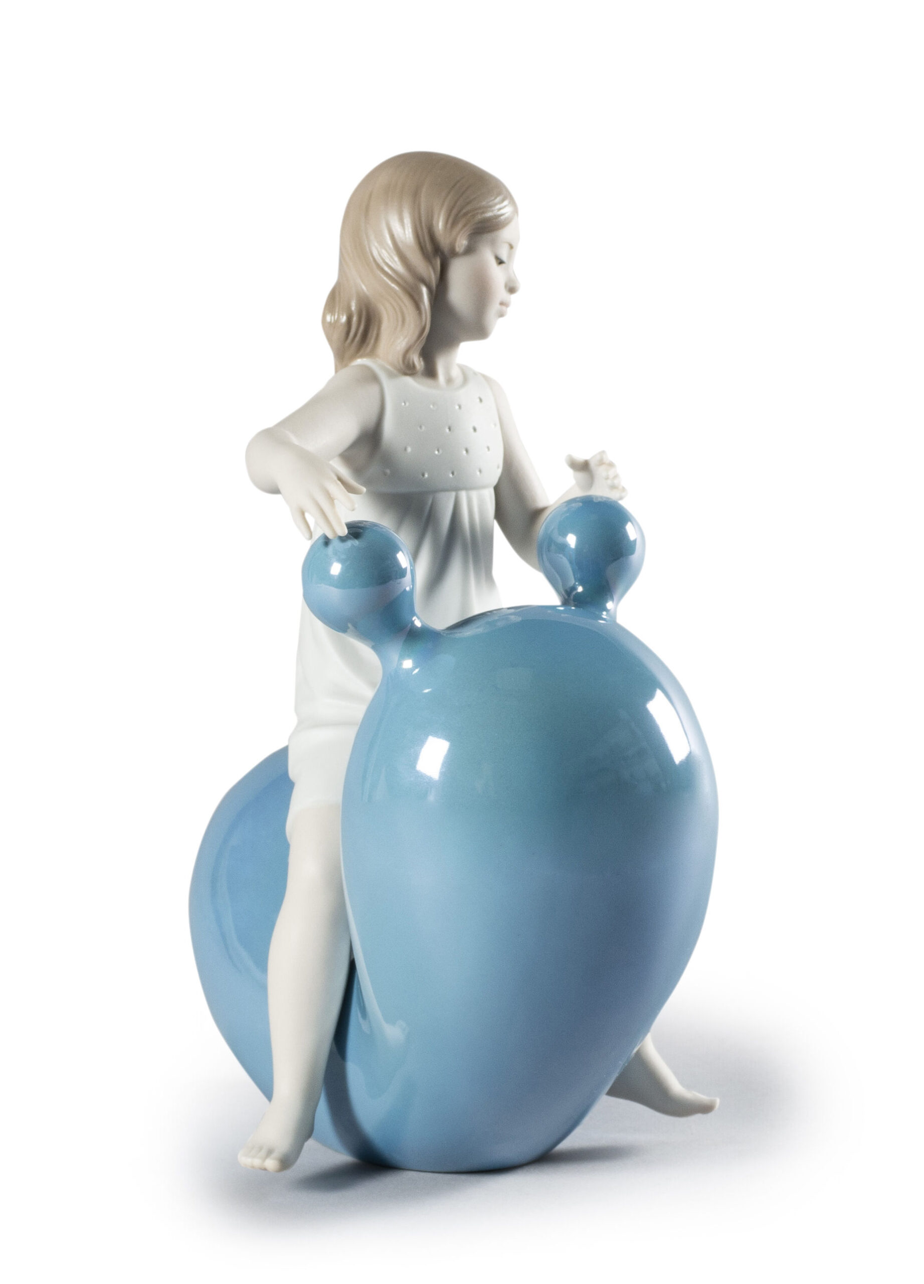 My Seesaw Balloon Girl Figurine. Blue 5 My Seesaw Balloon Girl Figurine. Blue 5