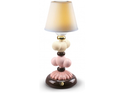 Cactus Firefly Golden Fall Table Lamp. Pink