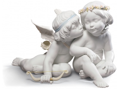 Eros and Psyche Angels Figurine 3
