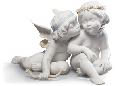 Eros and Psyche Angels Figurine
