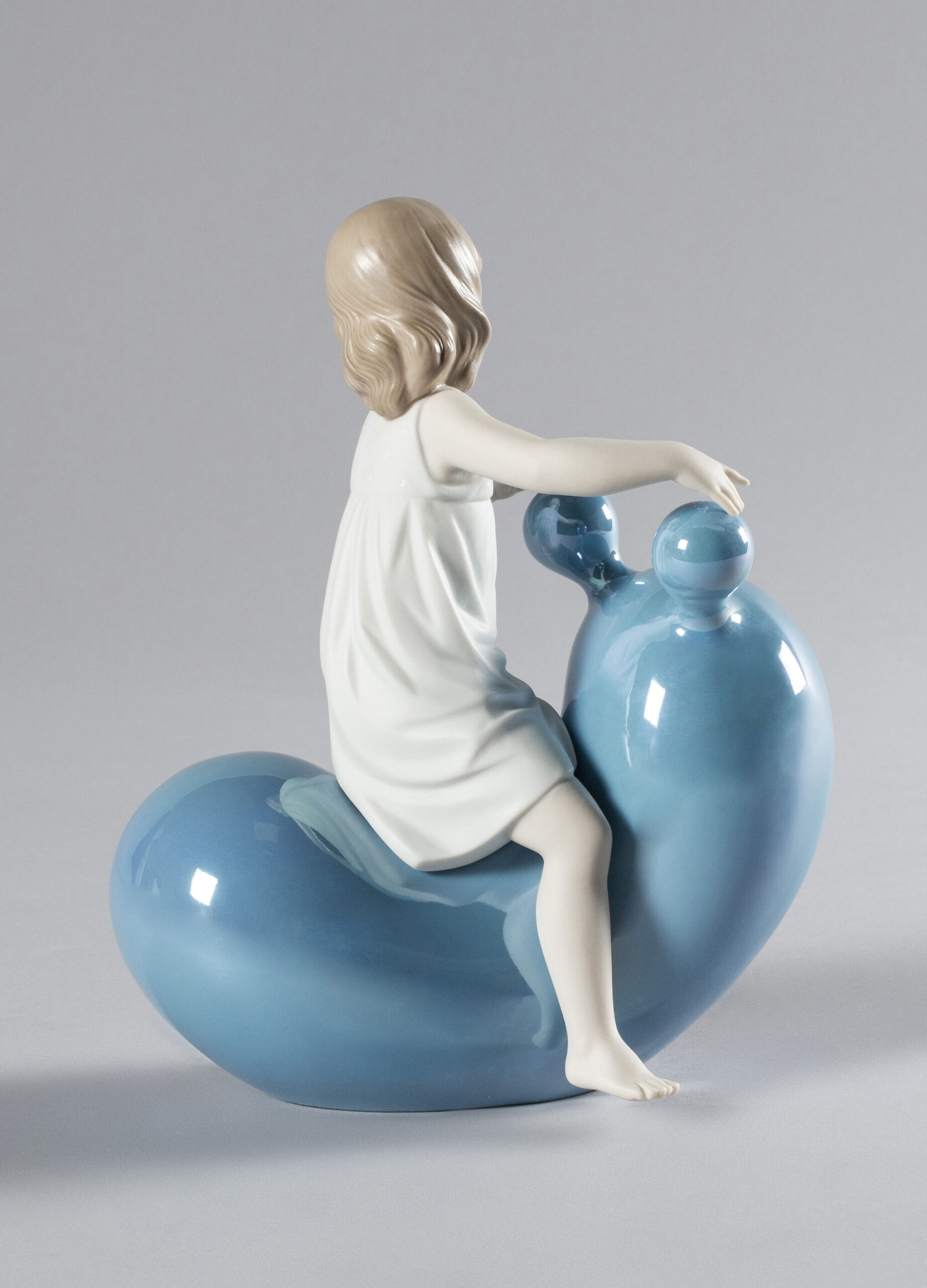 My Seesaw Balloon Girl Figurine. Blue 8 My Seesaw Balloon Girl Figurine. Blue 8