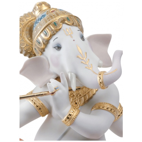 Bansuri Ganesha Figurine. Limited Edition 5