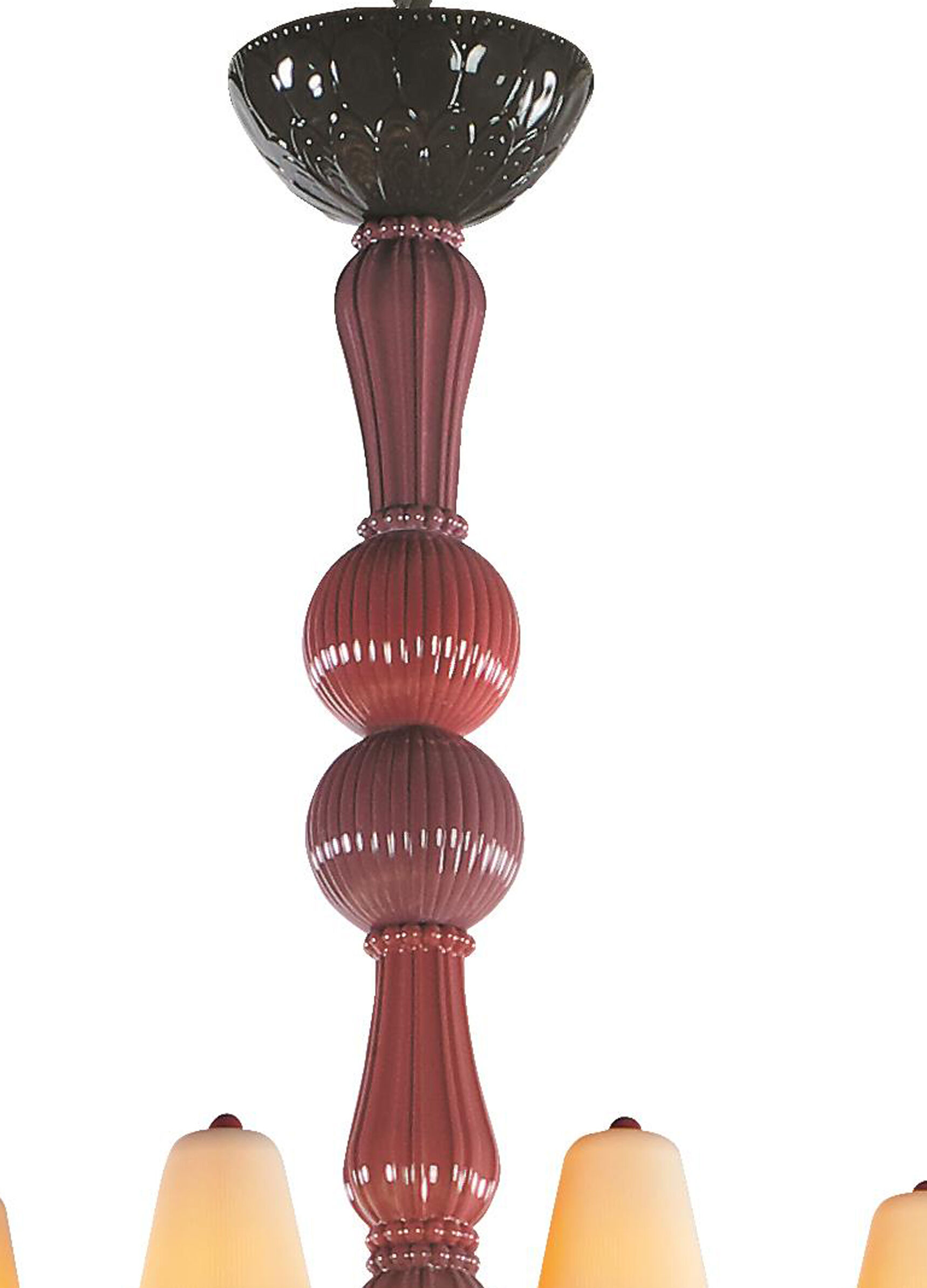 Ivy and Seed 32 Lights Chandelier. Large Model. Red Coral (CE/UK) 5 Ivy and Seed 32 Lights Chandelier. Large Model. Red Coral (CE/UK) 5