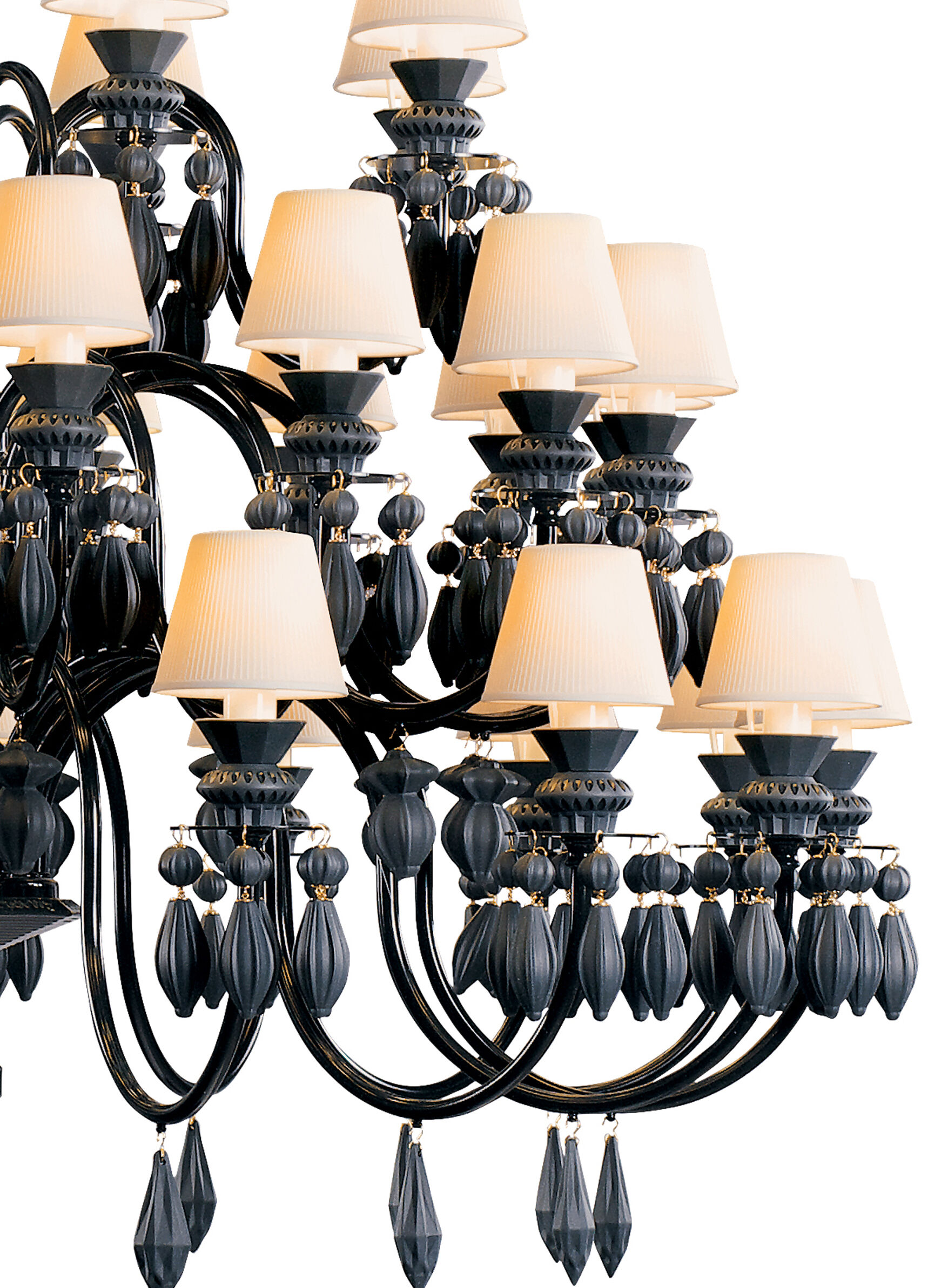 Belle de Nuit 40 Lights Chandelier. Absolute Black (CE/UK) 7 Belle de Nuit 40 Lights Chandelier. Absolute Black (CE/UK) 7