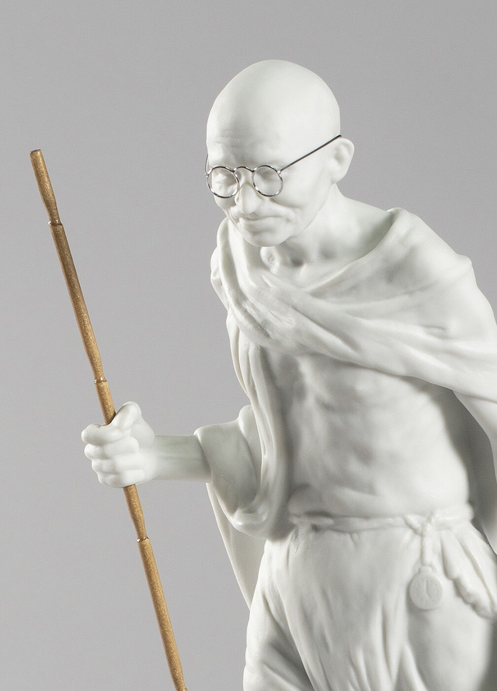 Mahatma Gandhi Figurine. White 6 Mahatma Gandhi Figurine. White 6