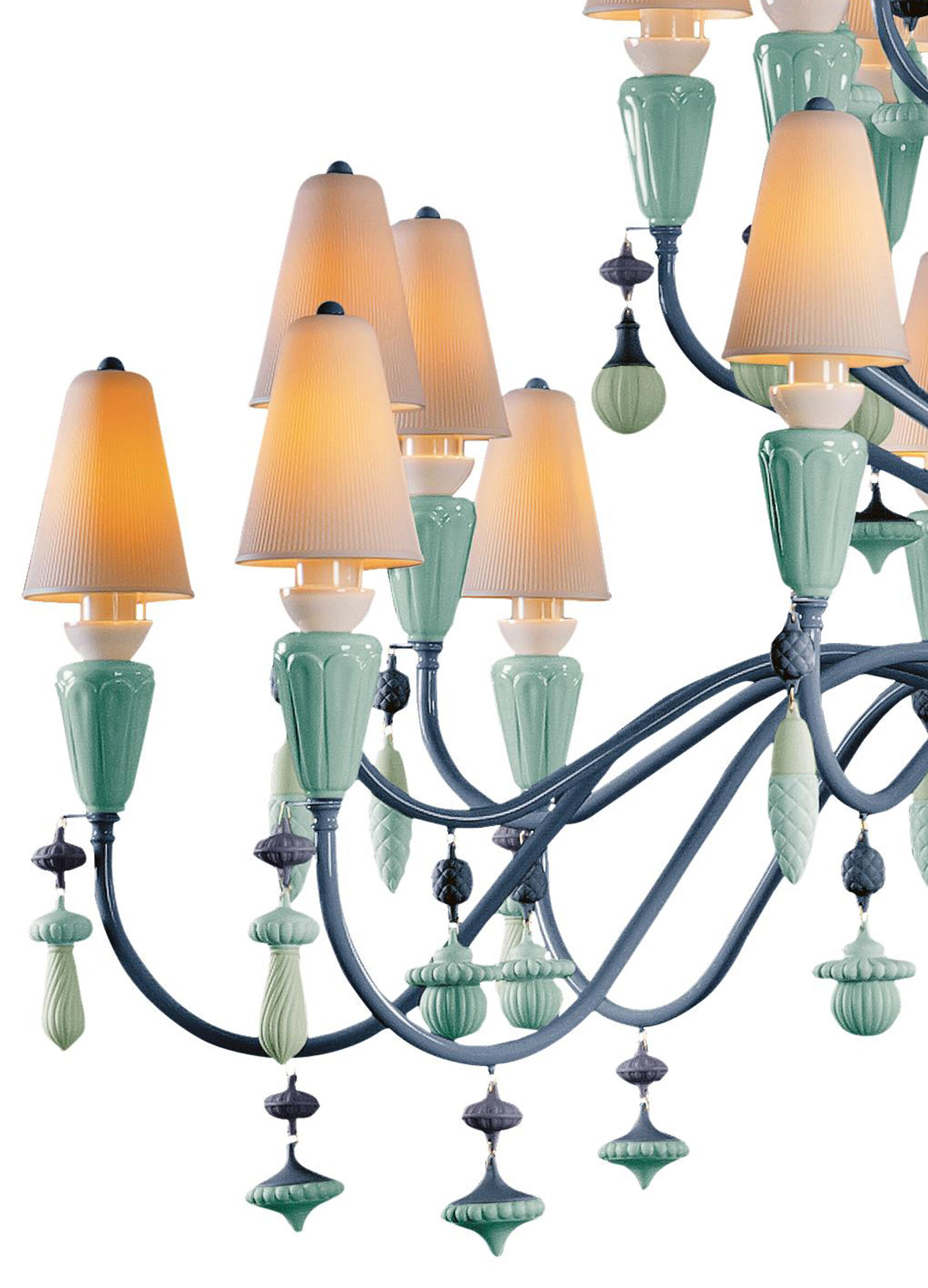 Ivy and Seed 32 Lights Chandelier. Large Model. Ocean (CE/UK) 8 Ivy and Seed 32 Lights Chandelier. Large Model. Ocean (CE/UK) 8