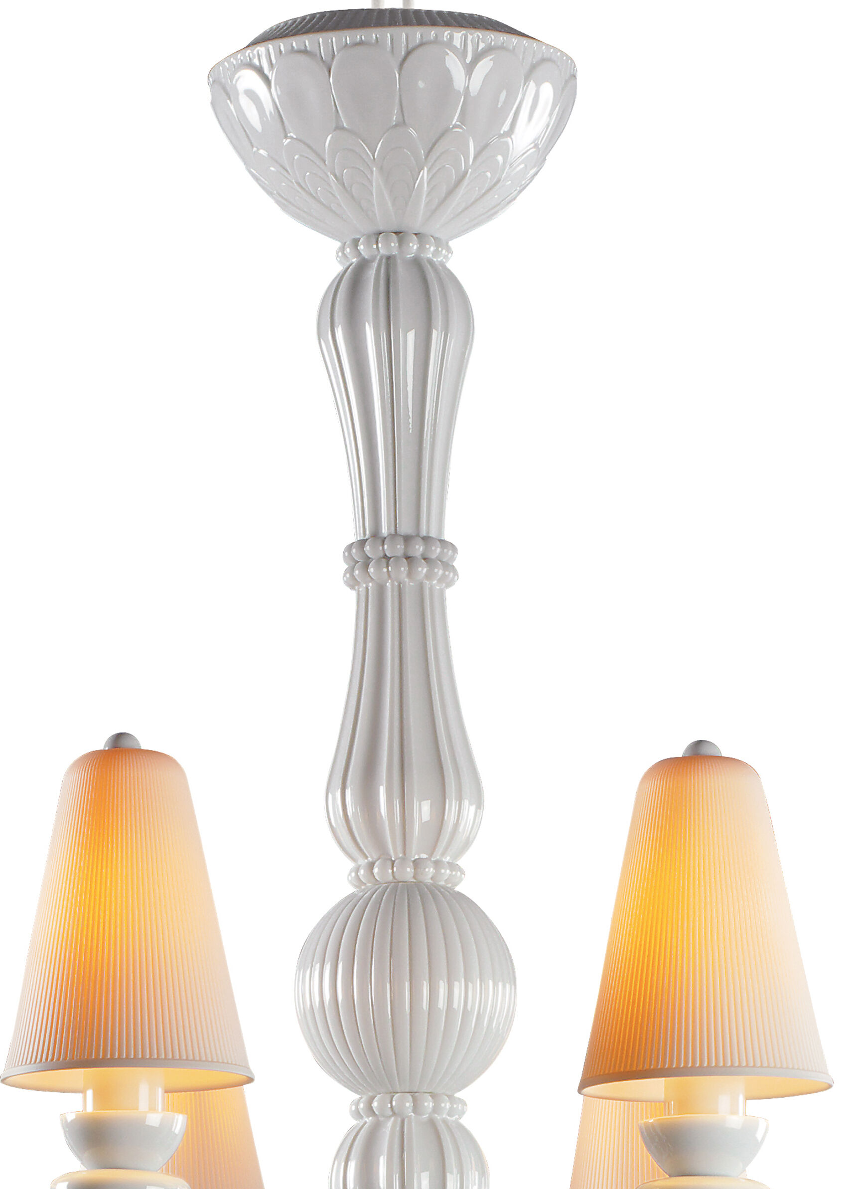 Ivy and Seed 8 Lights Chandelier. White (CE/UK) 5 Ivy and Seed 8 Lights Chandelier. White (CE/UK) 5