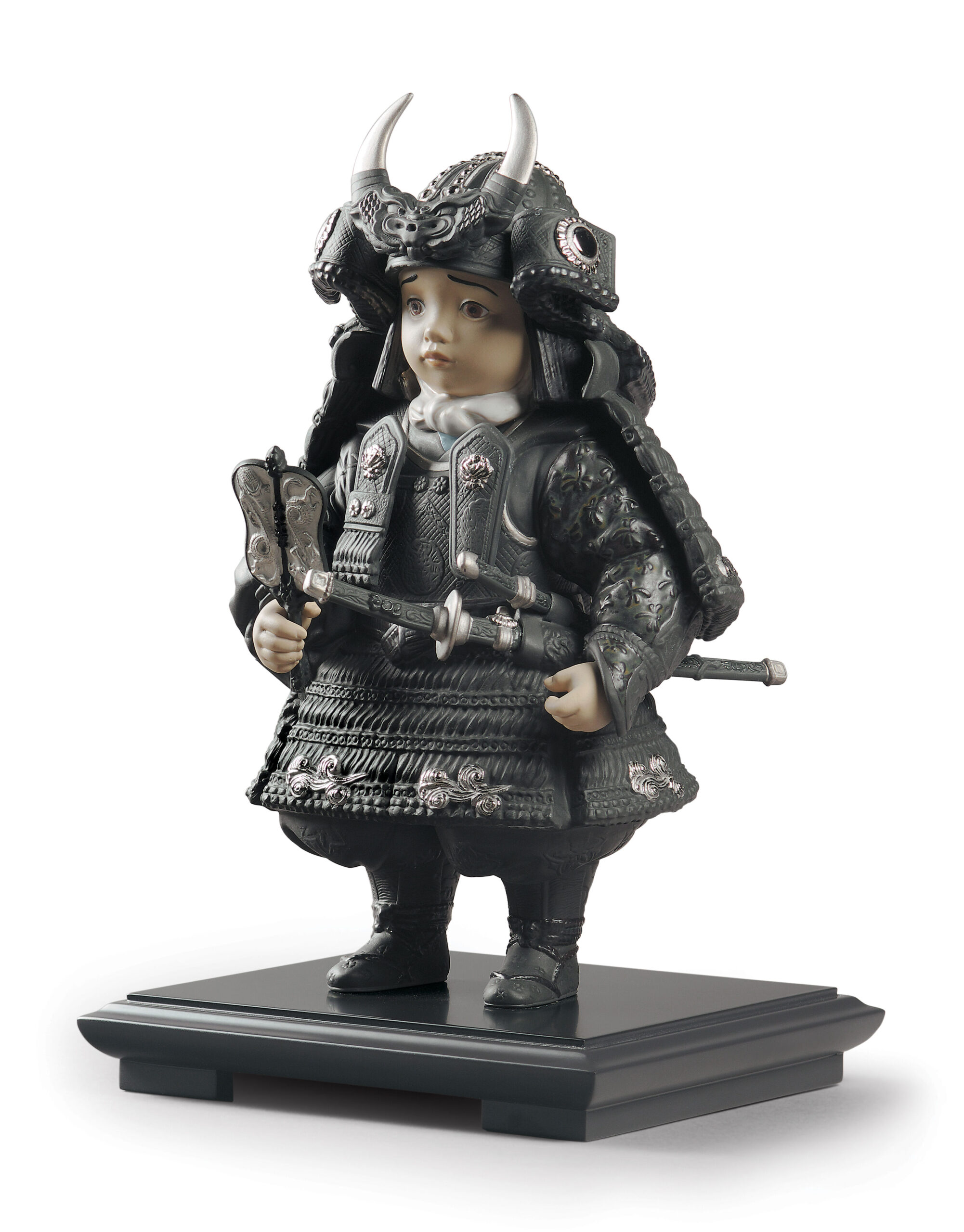 Warrior Boy Figurine. Silver Lustre. Limited Edition 5 Warrior Boy Figurine. Silver Lustre. Limited Edition 5