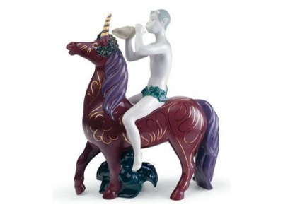 Faun and unicorn (color) 3