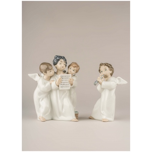 Angel with Flute Figurine 7