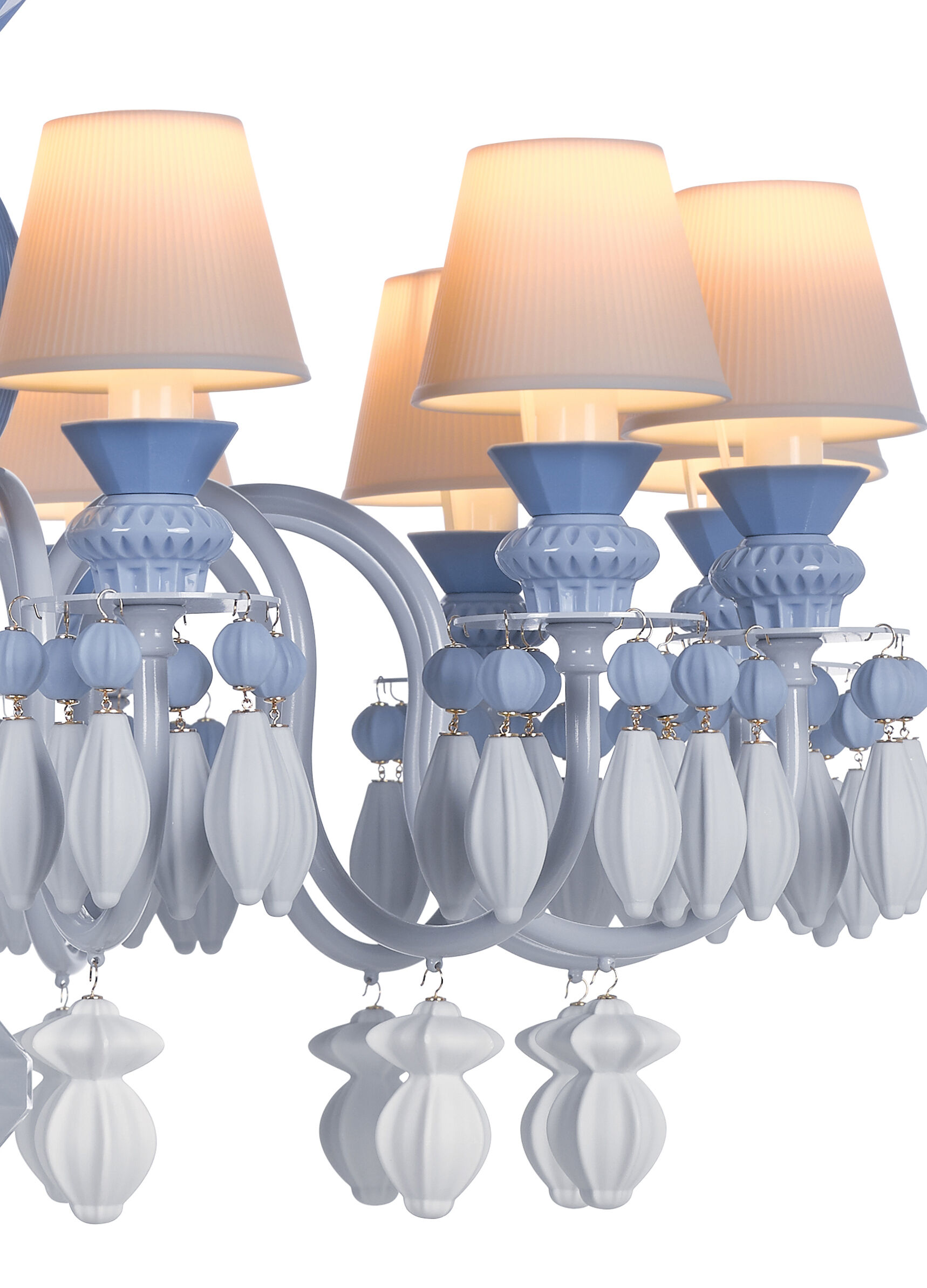 Belle de Nuit 12 Lights Chandelier. Blue (CE/UK) 5 Belle de Nuit 12 Lights Chandelier. Blue (CE/UK) 5