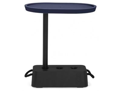 Brick Table Side table Dark ocean