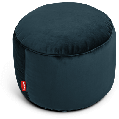 Point Velvet Ottoman Petrol 3 Point Velvet Ottoman Petrol 3