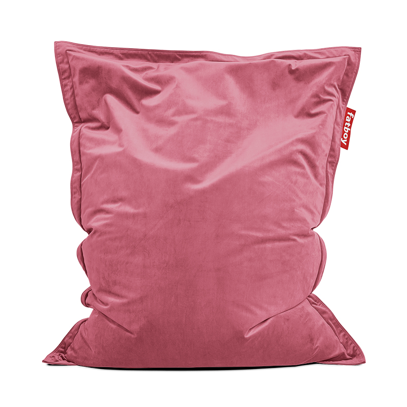 Original Slim Velvet Beanbag Deep Blush 3 Original Slim Velvet Beanbag Deep Blush 3