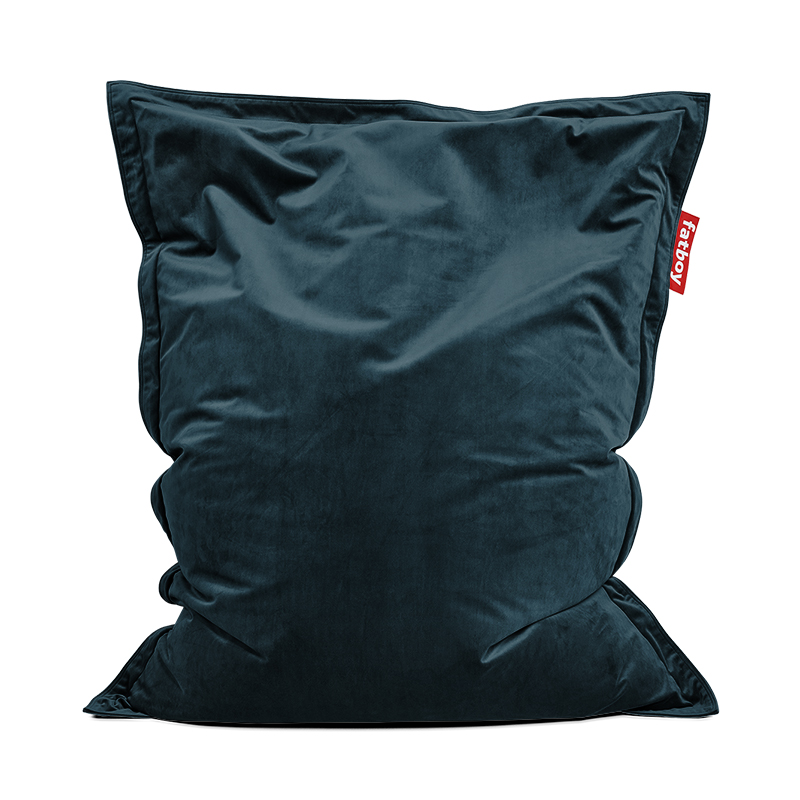 Original Slim Velvet Beanbag Petrol 3 Original Slim Velvet Beanbag Petrol 3