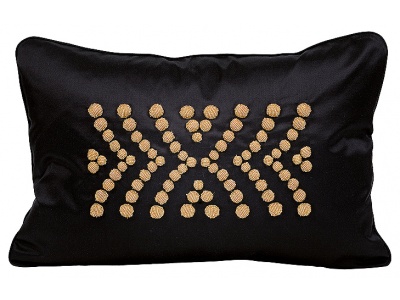 Demi Coutard beaded small cushion