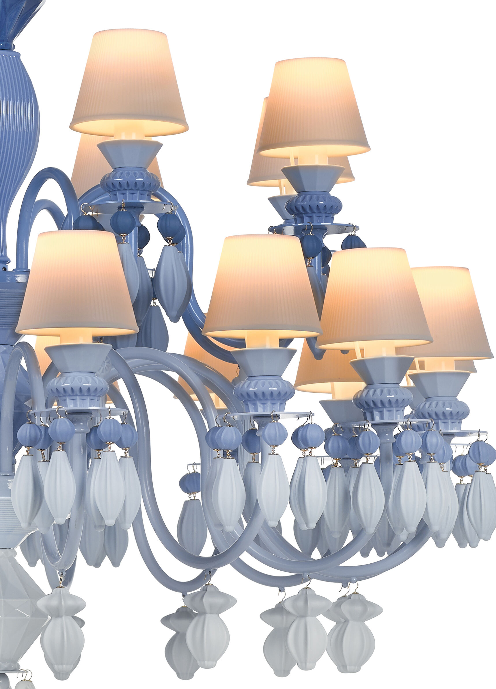 Belle de Nuit 24 Lights Chandelier. Blue (CE/UK) 5 Belle de Nuit 24 Lights Chandelier. Blue (CE/UK) 5