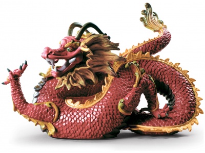 Majestic Dragon Sculpture