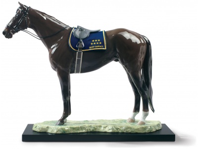 Deep Impact Horse Sculpture. Limited Edition Gloss