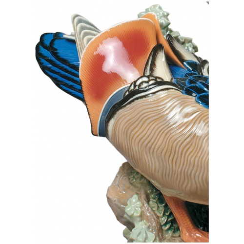 Mandarin Ducks Sculpture. Limited Edition 8