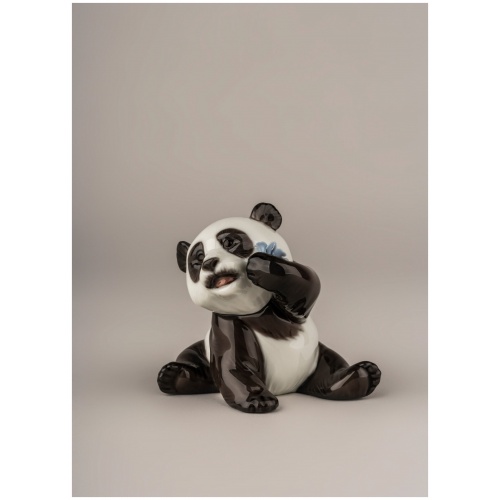 A Happy Panda Figurine 9