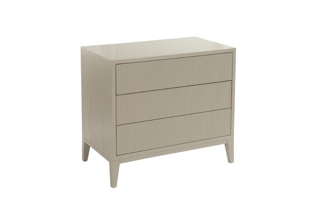 Amur, chest of drawers in ceramic grey finish