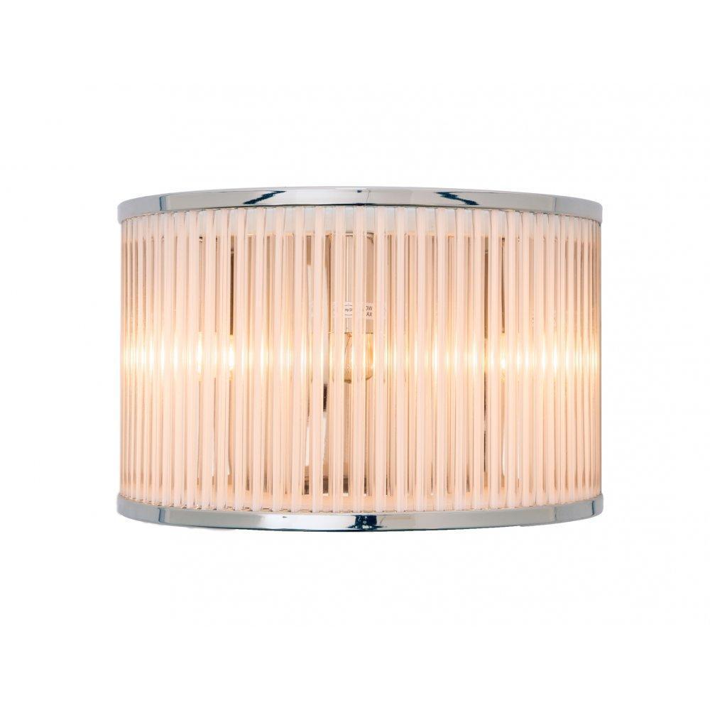 Aston Nickel and Glass Wall Light 3 Aston Nickel and Glass Wall Light 3