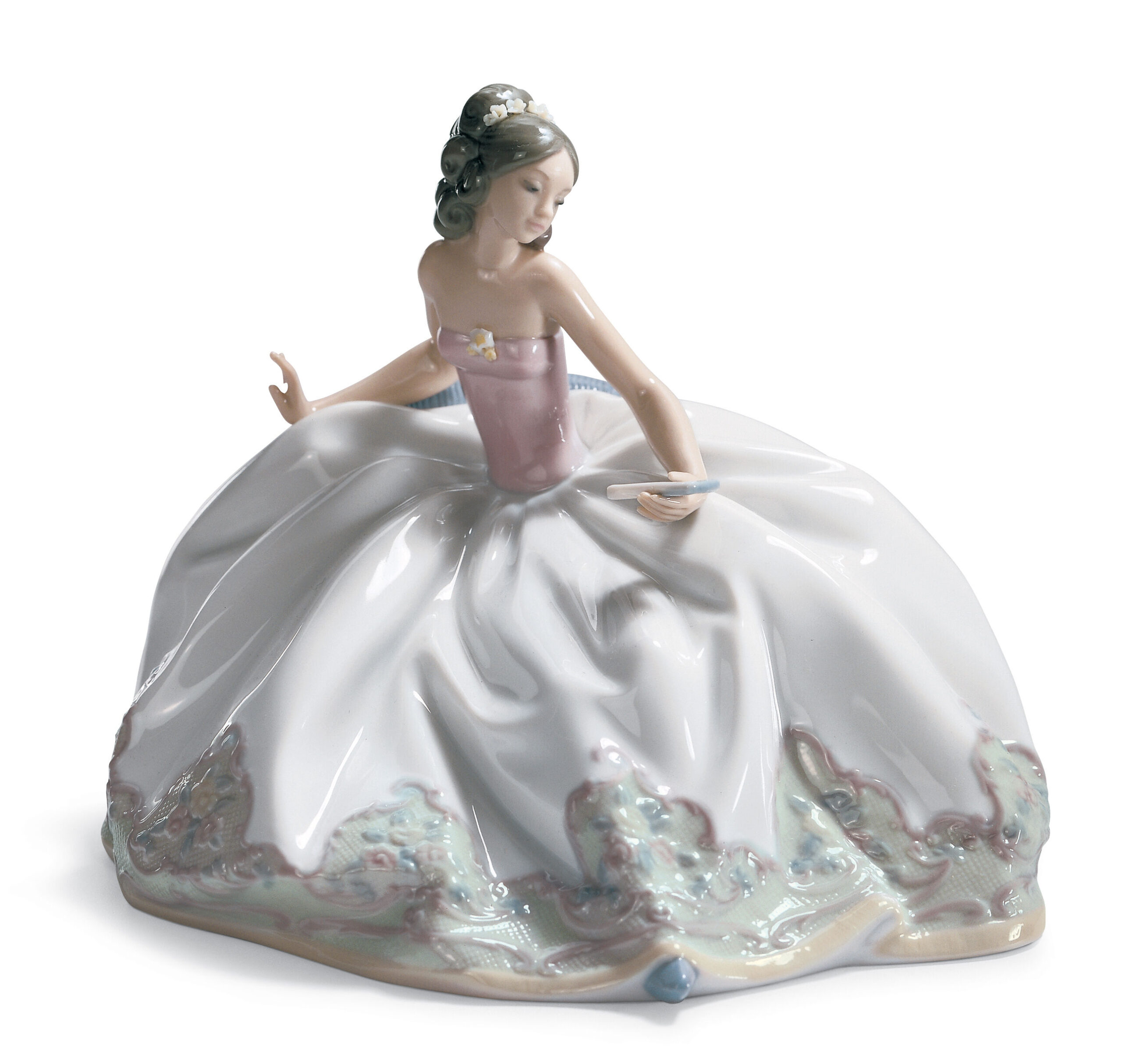 At The Ball Woman Figurine 3 At The Ball Woman Figurine 3