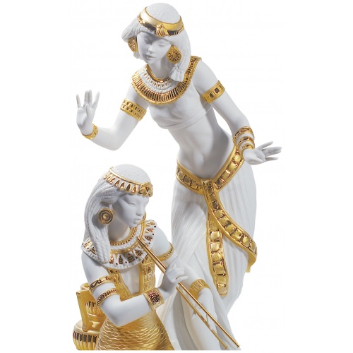 Dancers from The Nile Figurine. Golden Lustre. Limited Edition 5