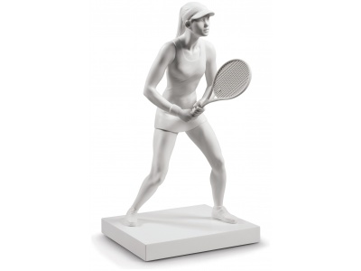 Lady Tennis Player Figurine