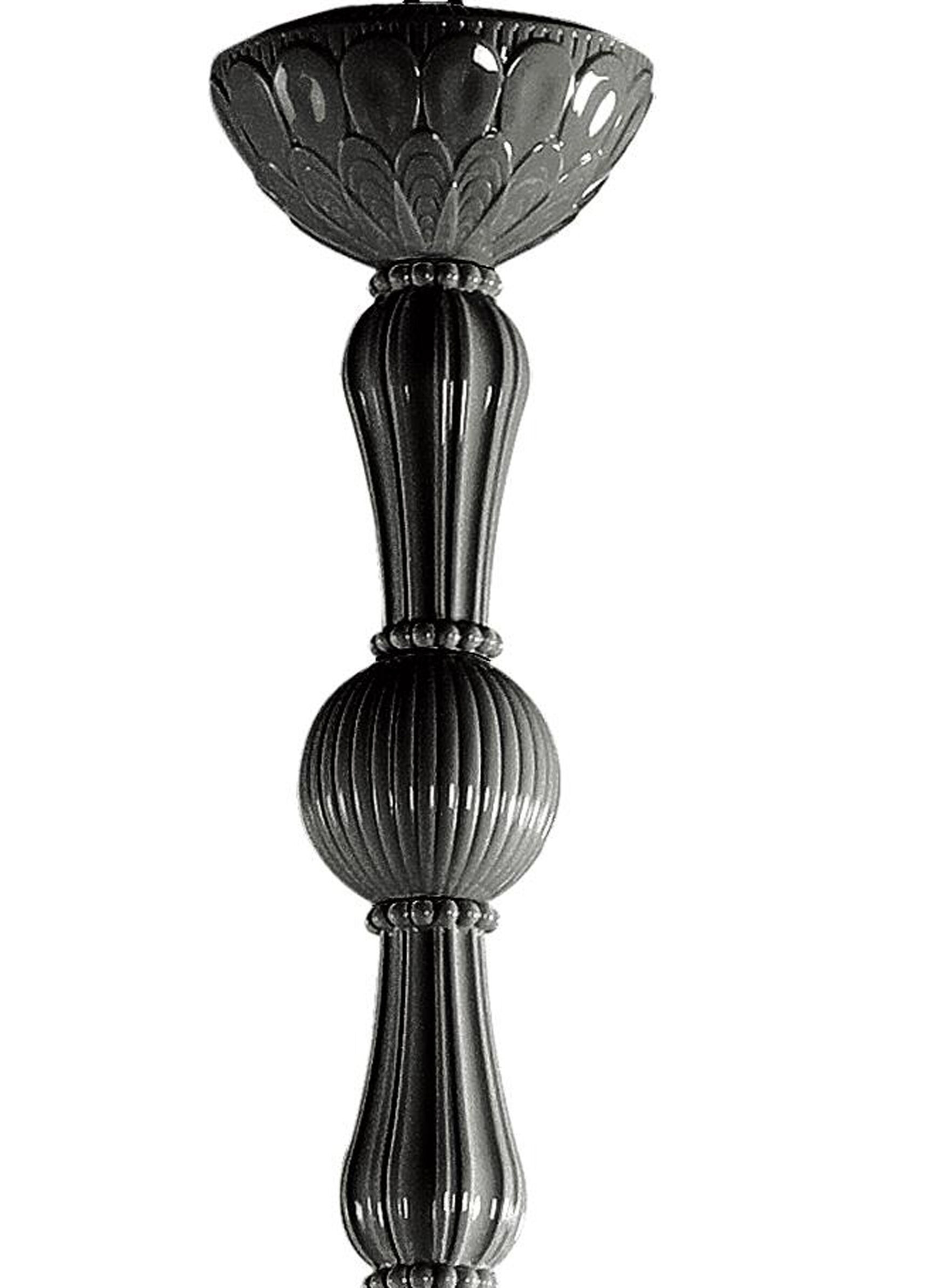 Ivy and Seed 16 Lights Chandelier. Large Flat Model. Absolute Black (CE/UK) 6 Ivy and Seed 16 Lights Chandelier. Large Flat Model. Absolute Black (CE/UK) 6