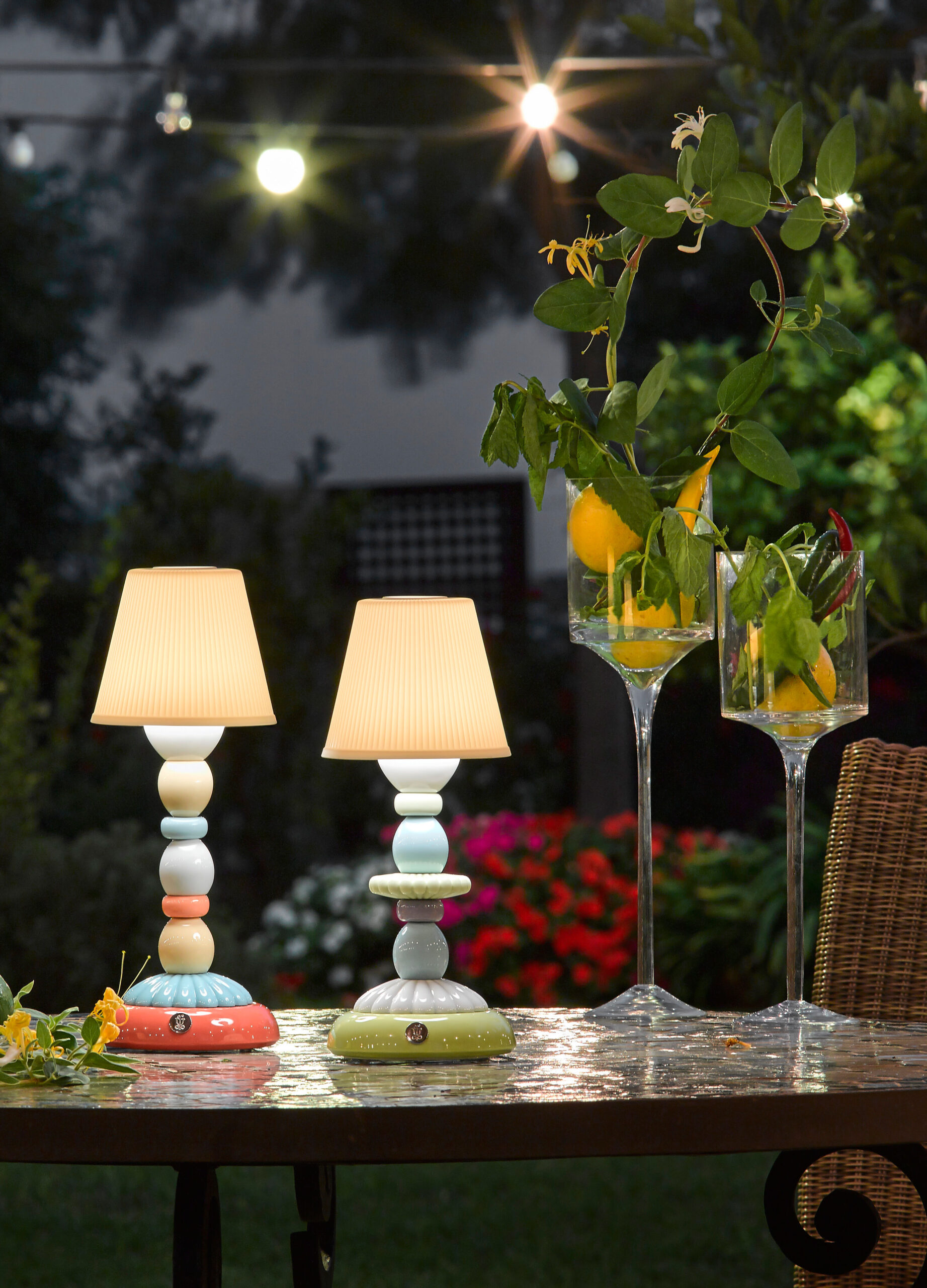 Lotus Firefly Golden Fall Table Lamp. Red Coral 7 Lotus Firefly Golden Fall Table Lamp. Red Coral 7