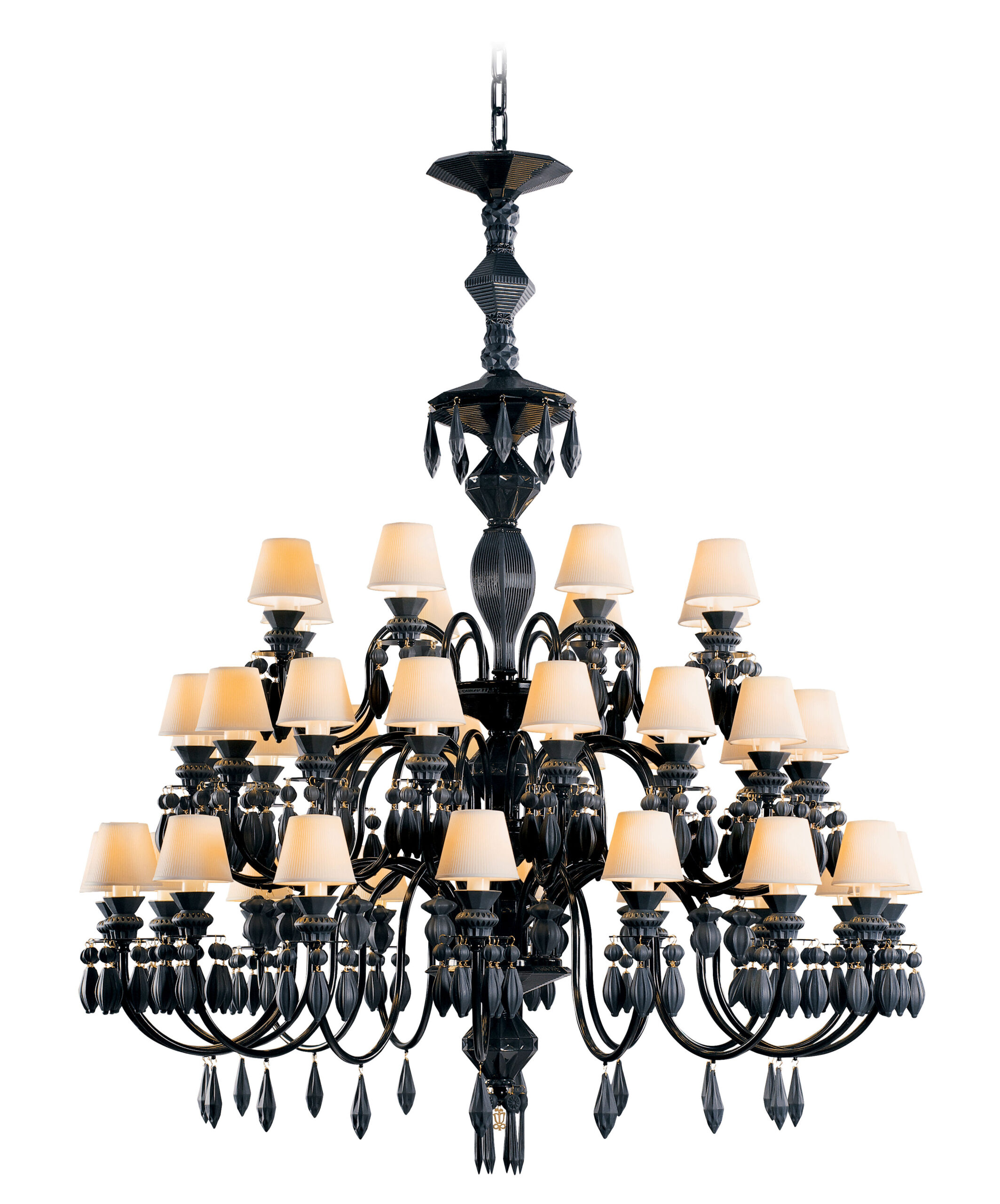 Belle de Nuit 40 Lights Chandelier. Absolute Black (CE/UK) 6 Belle de Nuit 40 Lights Chandelier. Absolute Black (CE/UK) 6