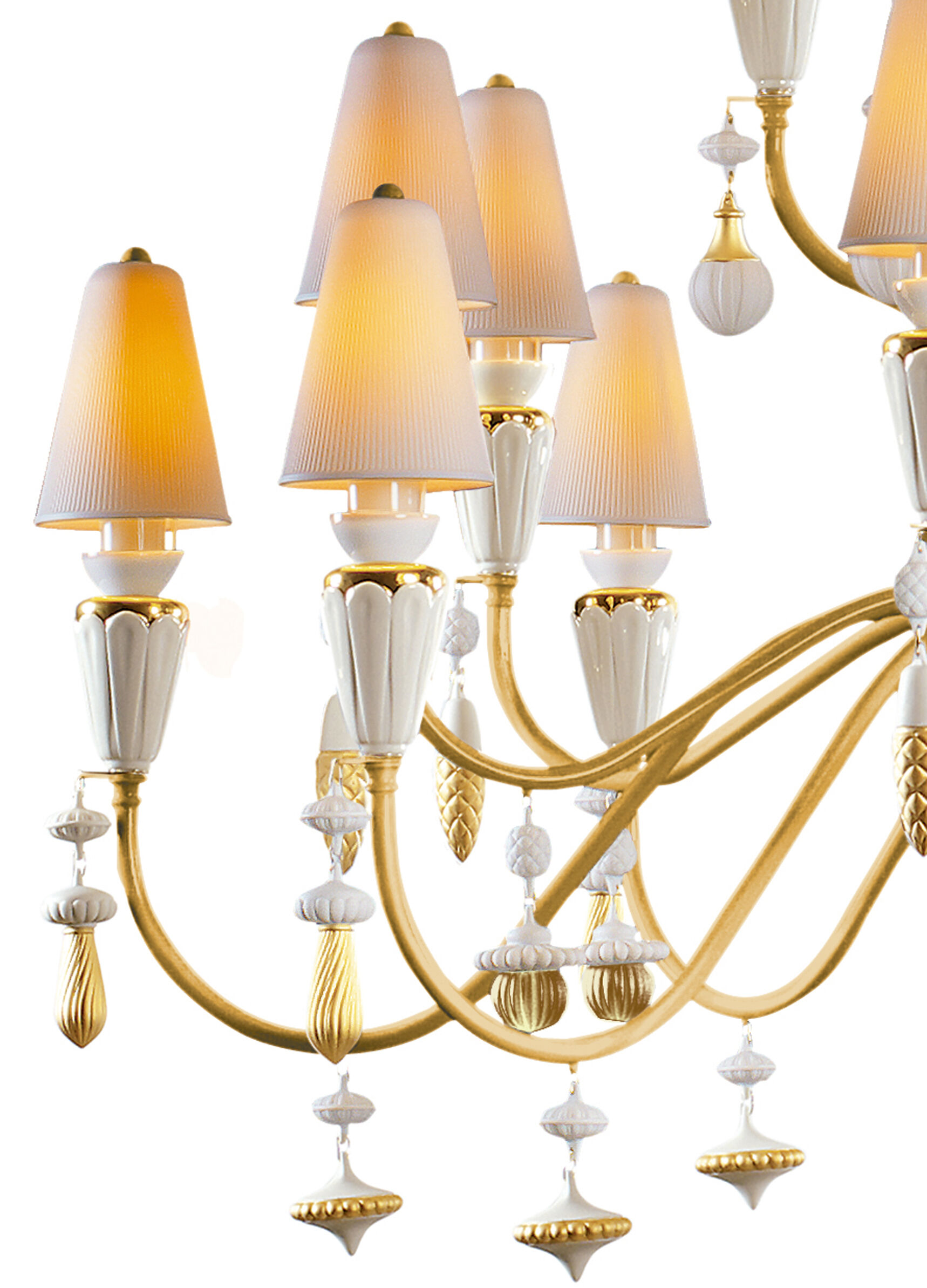Ivy and Seed 32 Lights Chandelier. Large Model. Golden Luster (CE/UK) 8 Ivy and Seed 32 Lights Chandelier. Large Model. Golden Luster (CE/UK) 8