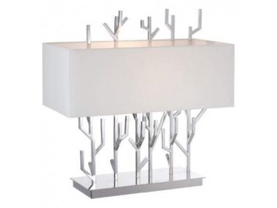 Carrock Nickel Finish Table Lamp