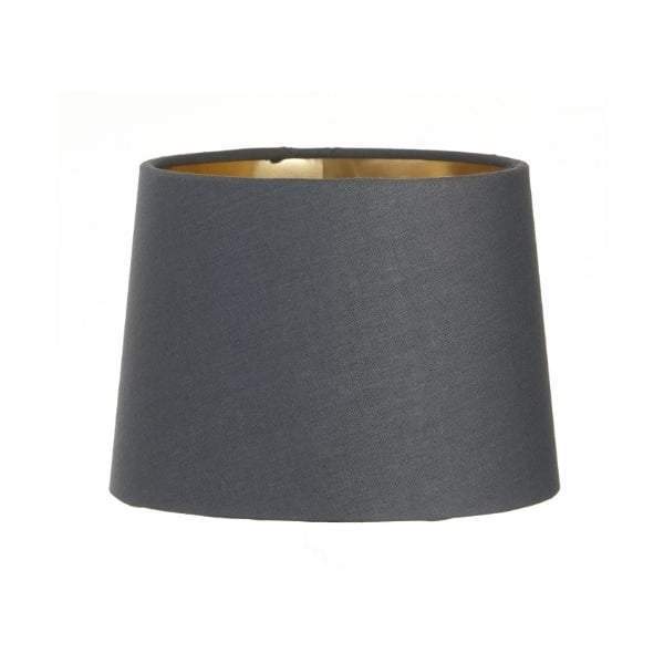 Charcoal Shade with Gold Lining 15 cm 3 Charcoal Shade with Gold Lining 15 cm 3