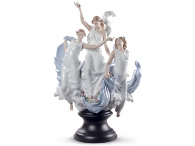 Celebration of Spring Women Sculpture. Limited Edition