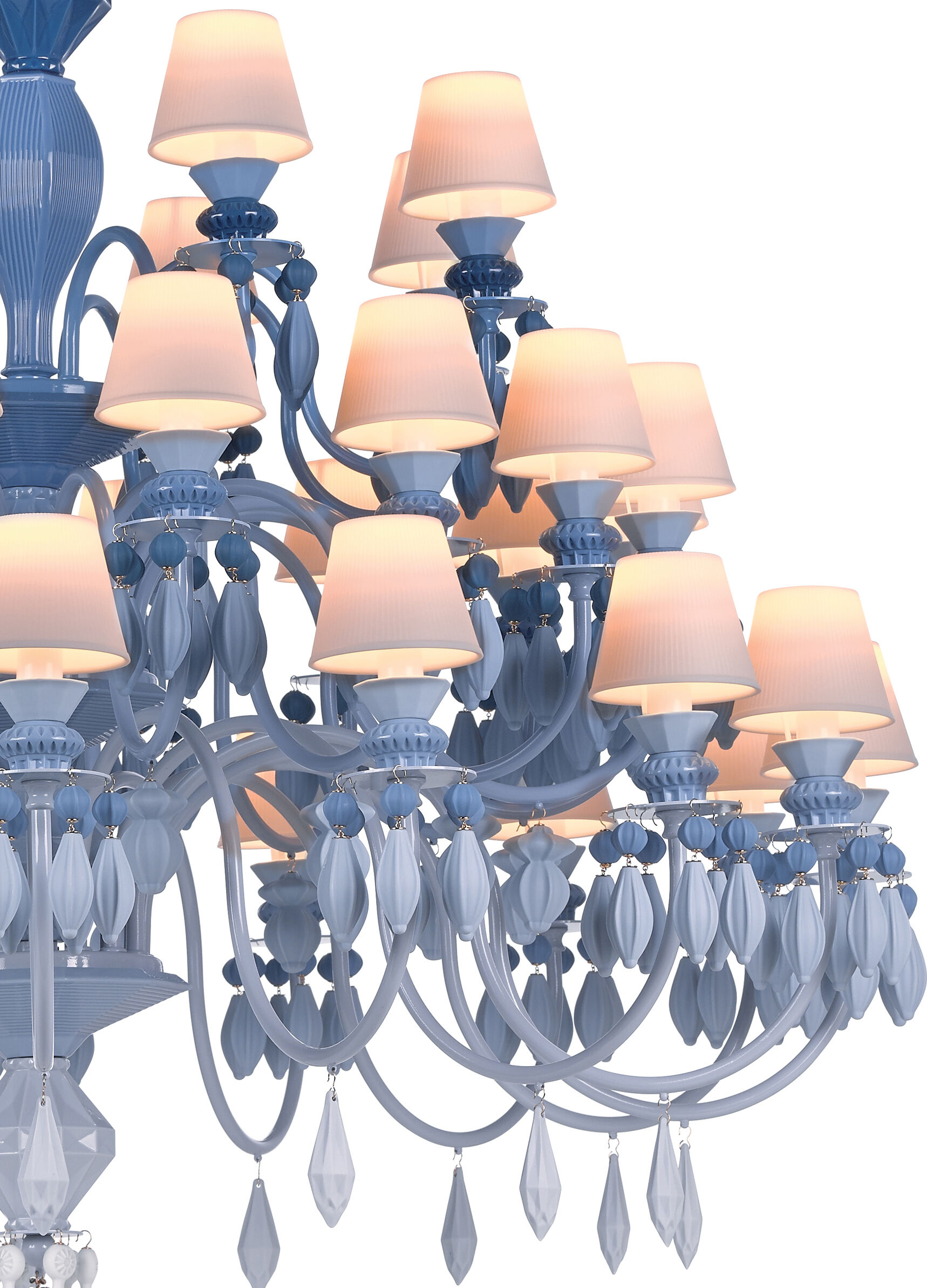 Belle de Nuit 40 Lights Chandelier. Blue (CE/UK) 8 Belle de Nuit 40 Lights Chandelier. Blue (CE/UK) 8