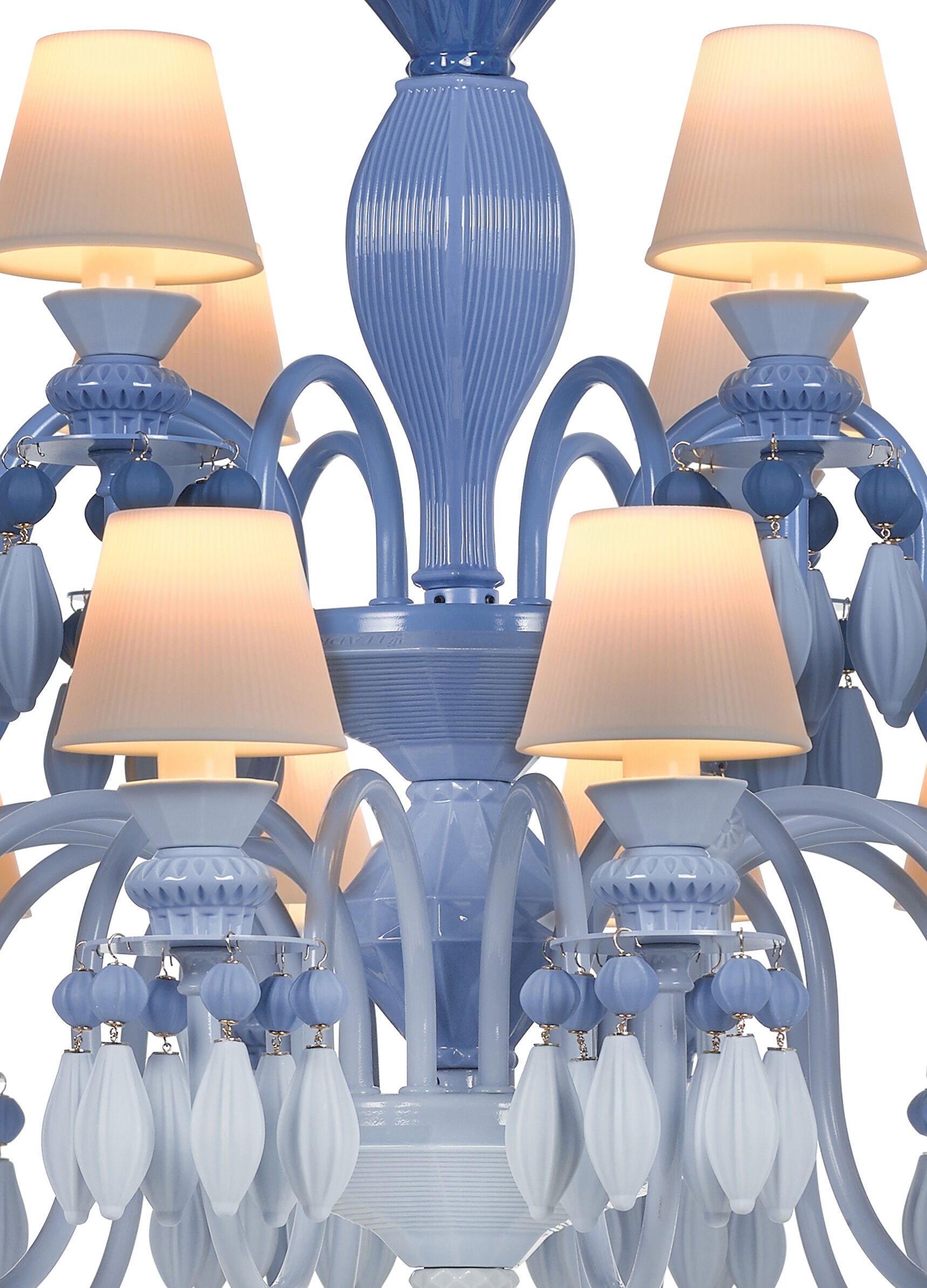 Belle de Nuit 24 Lights Chandelier. Blue (CE/UK) 7 Belle de Nuit 24 Lights Chandelier. Blue (CE/UK) 7