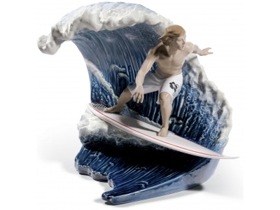 Riding The Large One Figurine. Limited Edition