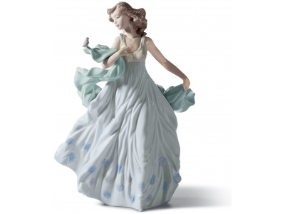 Summer Serenade Woman Figurine
