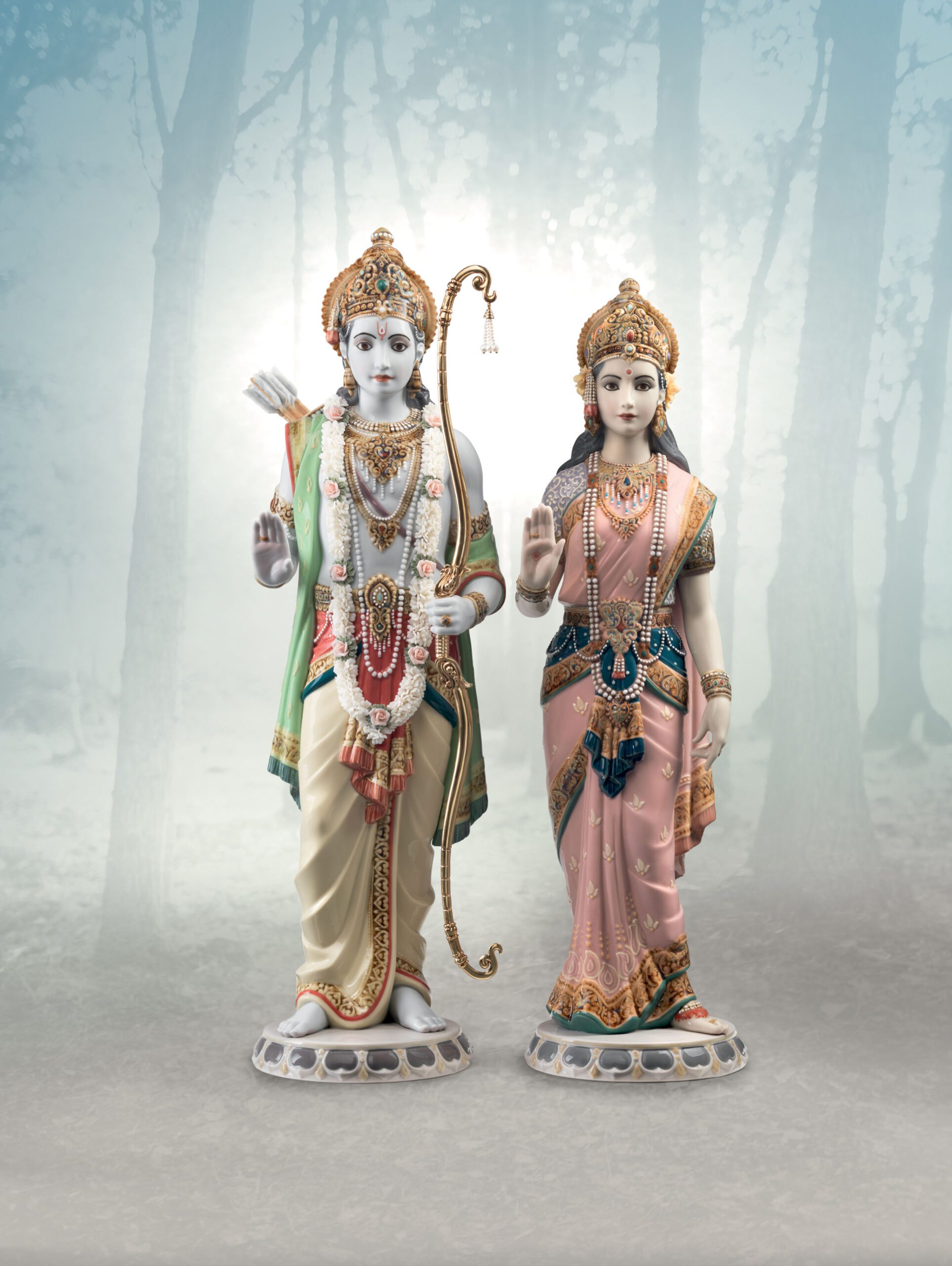 Rama and Sita Sculpture. Limited Edition 8 Rama and Sita Sculpture. Limited Edition 8