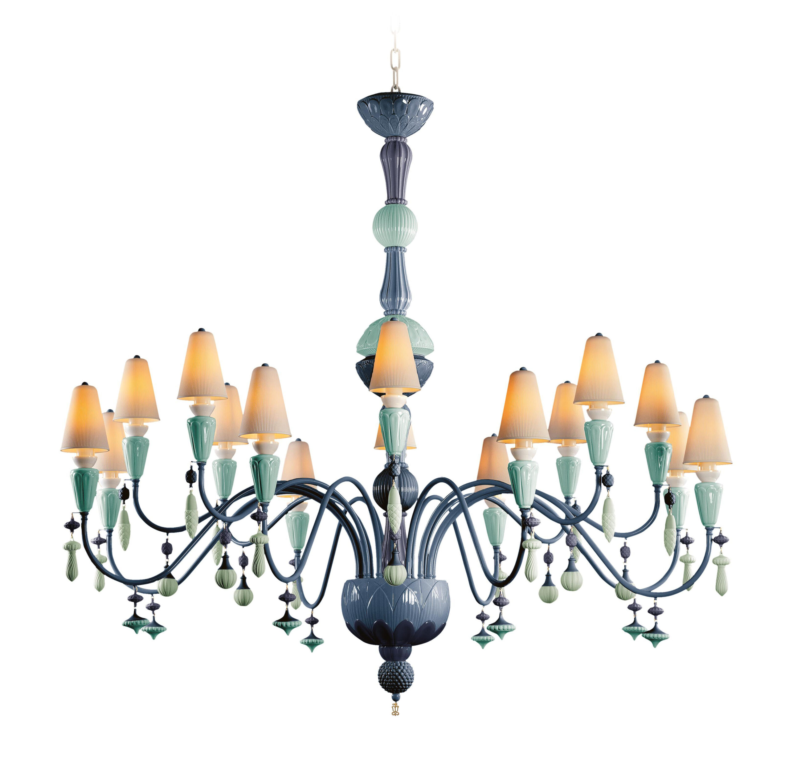 Ivy and Seed 16 Lights Chandelier. Large Flat Model. Ocean (CE/UK) 5 Ivy and Seed 16 Lights Chandelier. Large Flat Model. Ocean (CE/UK) 5