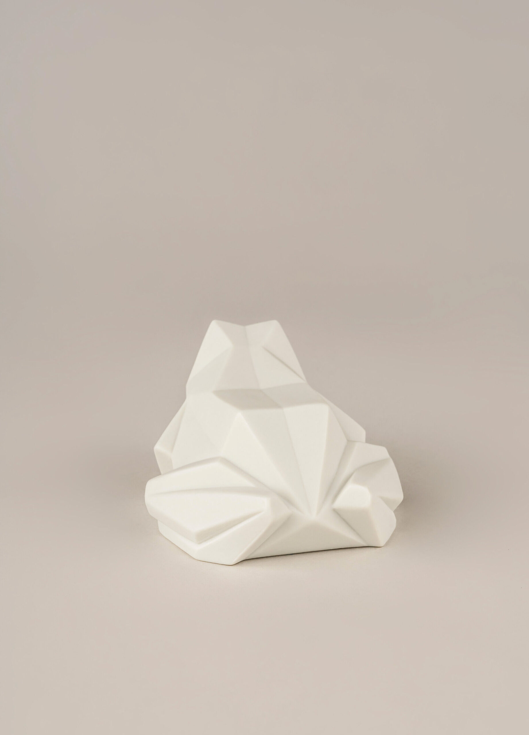 Frog Figurine. Matte White 7 Frog Figurine. Matte White 7