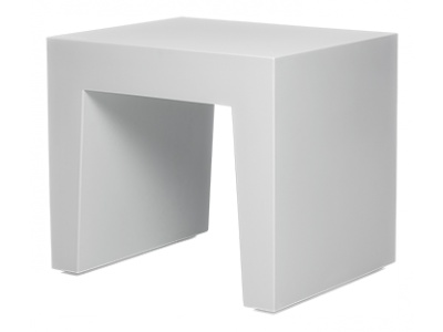 Concrete Seat Stool Light Grey