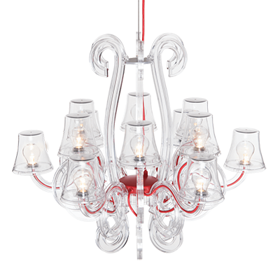 Rockcoco 12.0 Chandelier Transparent 3 Rockcoco 12.0 Chandelier Transparent 3