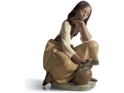 Classic Water Carrier Woman Figurine