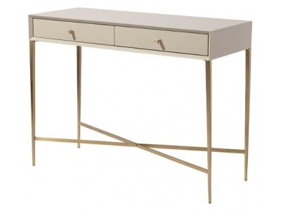 Finley Console Table in Ceramic Grey Finish