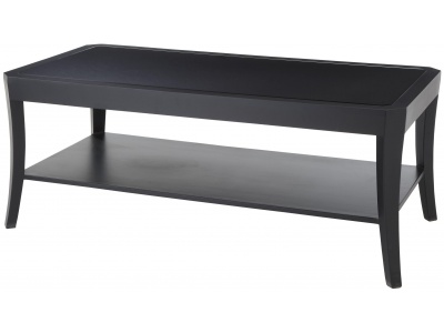 Hyde coffee table, black glass
