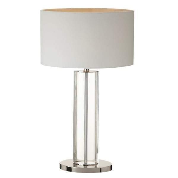 Lisle Nickel Finish Tall Table Lamp 3 Lisle Nickel Finish Tall Table Lamp 3